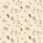 Preview: Baumwolle - Kraniche - beige gold - Jardin Japonais - Rico Design